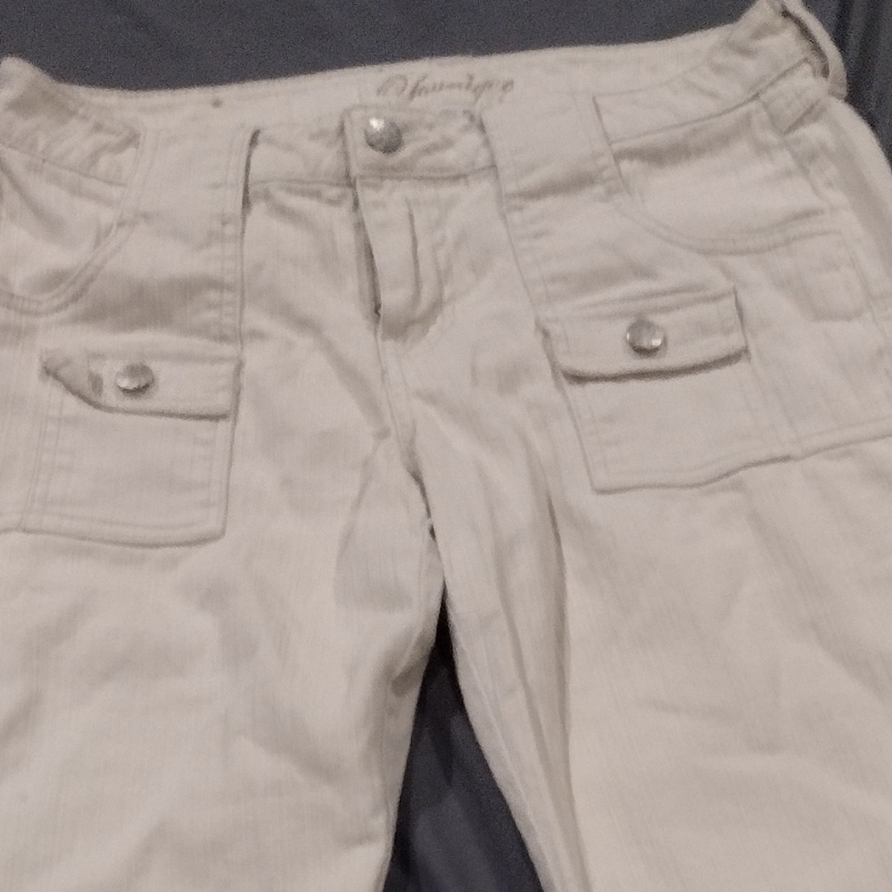 Younique Corduroy Pants - Juniors Size 9 - Late 90's Fabric - Picture 7 of 7